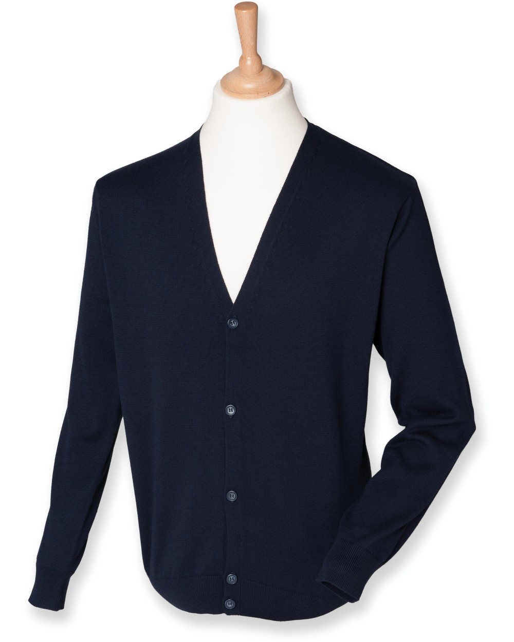 HENBURY Men's Lightweight V Cardigan Pullovers personalisierbar