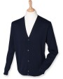 HENBURY Men's Lightweight V Cardigan Pullovers personalisierbar
