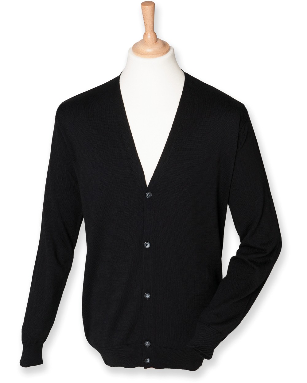 HENBURY Men's Lightweight V Cardigan Pullovers personalisierbar