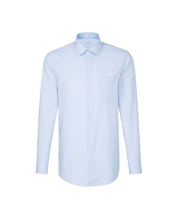 Hemden SEIDENSTICKER Men´s Shirt Regular Fit Check/Stripes Long Sleeve voor bedrukking &amp; borduring