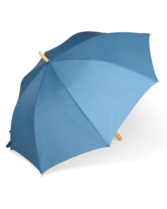 Parapluies personnalisable 4DO Parapluie bâton 25” en R-PET. Poignée droite, ouverture automatique