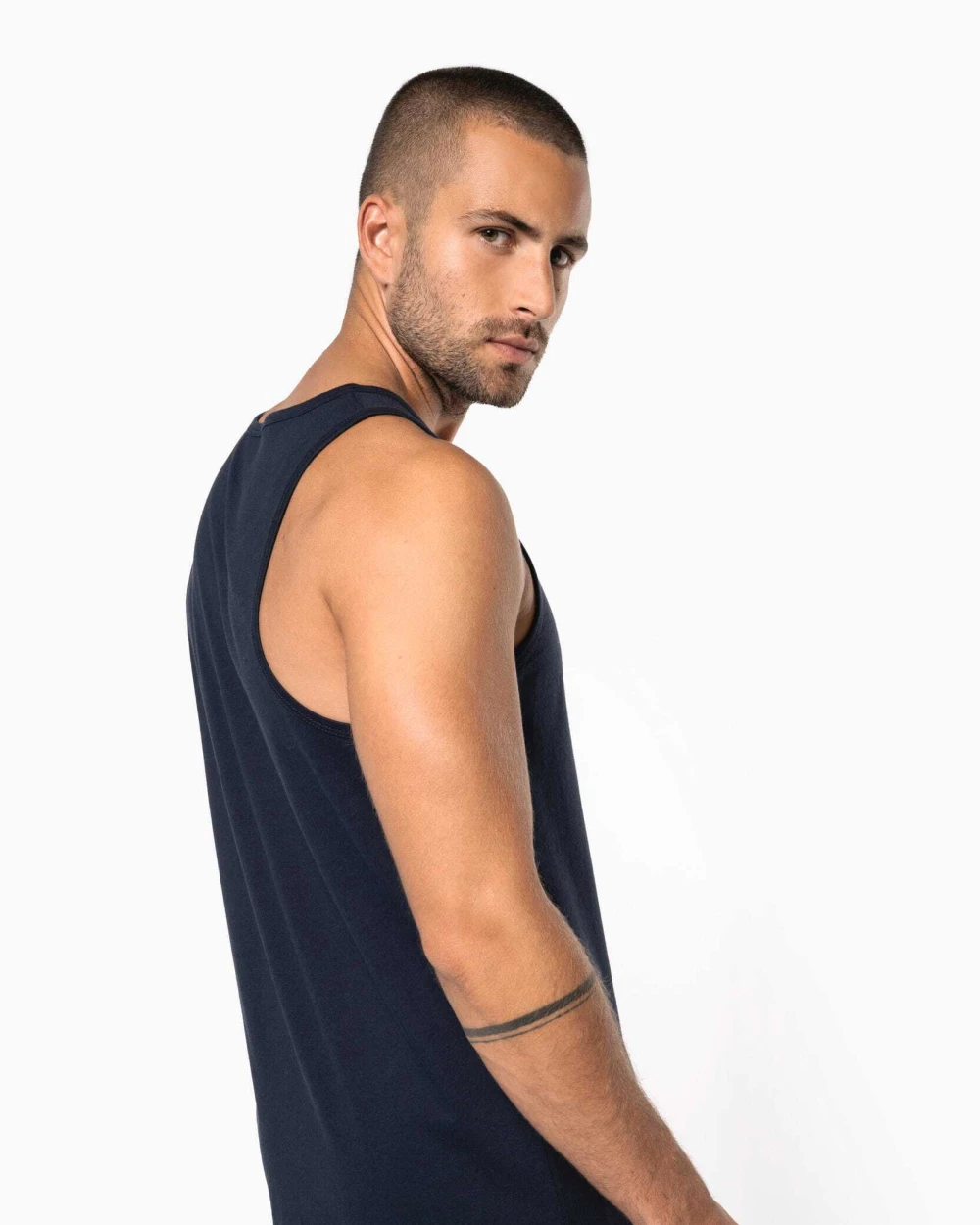KARIBAN Herren Bio150 Achselhend T-Shirts personalisierbar