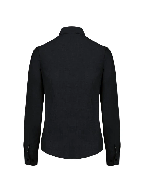 KARIBAN Chemise Oxford manches longues femme /api/colors/b9fdad4a-5e94-45cb-8c03-c08b349b28c3 personnalisable