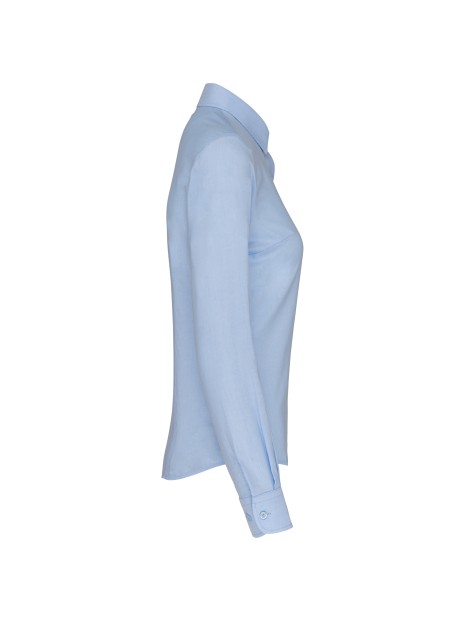 KARIBAN Chemise Oxford manches longues femme /api/colors/47da2a7d-af26-4e06-98f3-390f4bc89c64 personnalisable