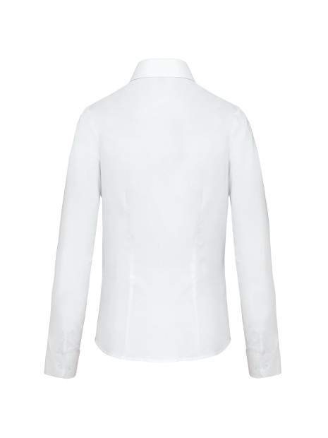 KARIBAN Chemise Oxford manches longues femme /api/colors/7a92cd2d-10d2-40b4-928b-296bb7487506 personnalisable