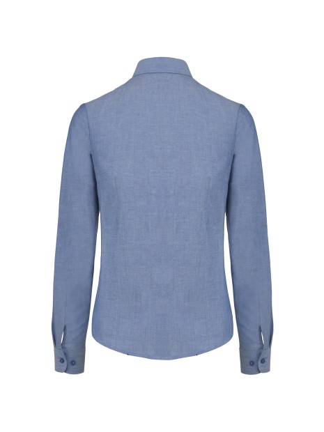 KARIBAN Chemise Oxford manches longues femme /api/colors/6dc833b8-9eb1-49eb-b62d-816b28428d46 personnalisable