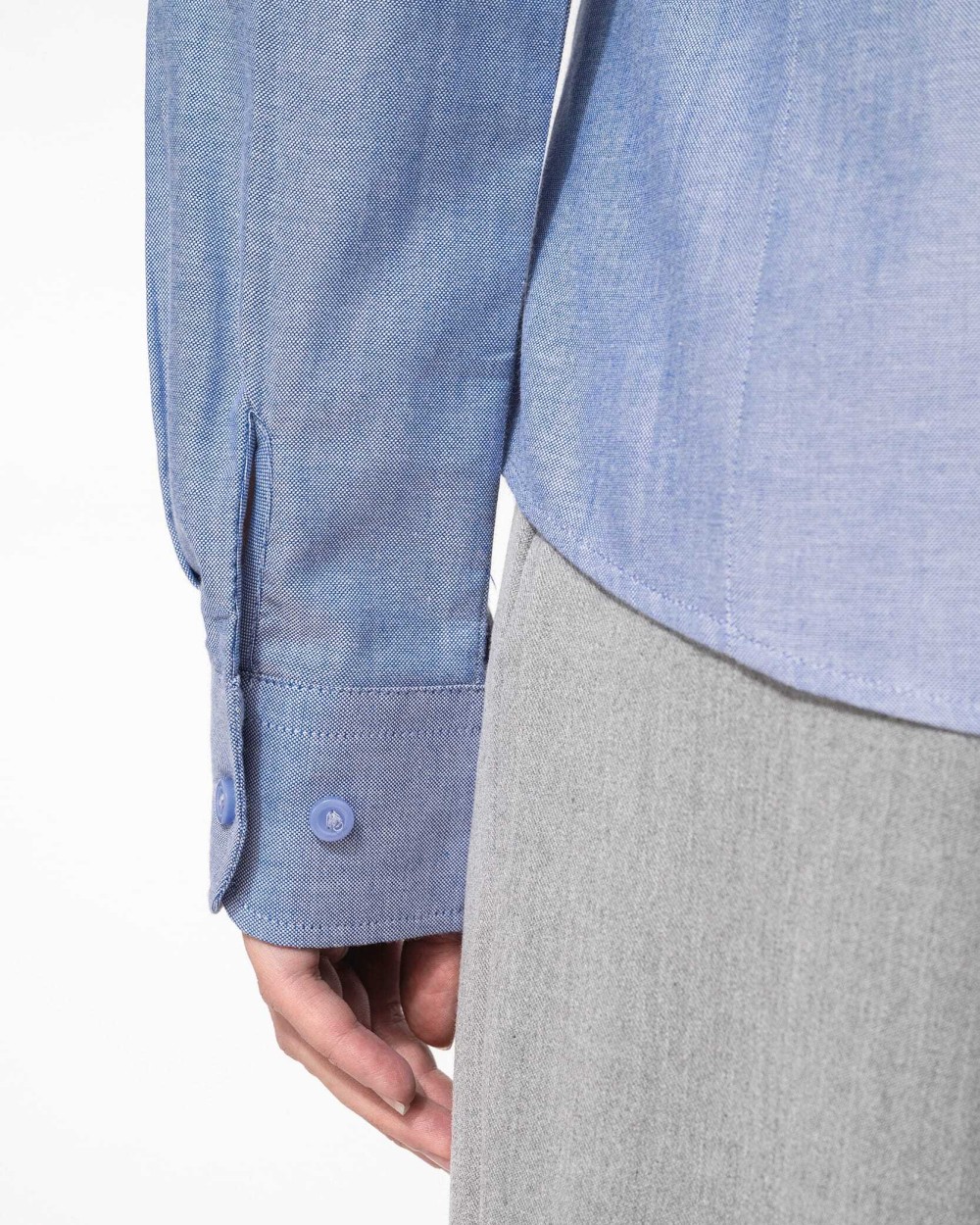 KARIBAN Damen Oxfordbluse Langarm Hemden personalisierbar