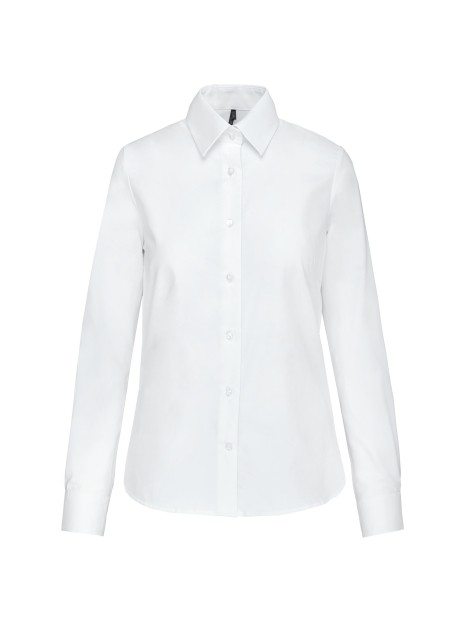 KARIBAN Chemise Oxford manches longues femme /api/colors/7a92cd2d-10d2-40b4-928b-296bb7487506 personnalisable