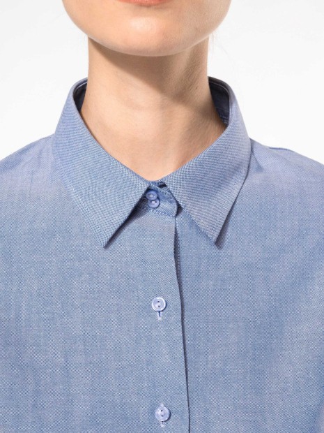 Chemises à personnaliser KARIBAN Chemise Oxford manches longues femme 