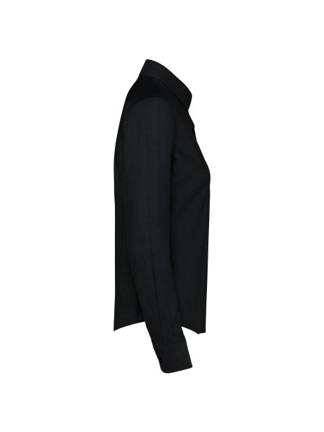 KARIBAN Chemise Oxford manches longues femme /api/colors/b9fdad4a-5e94-45cb-8c03-c08b349b28c3 personnalisable