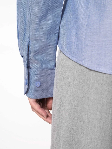 Chemises à personnaliser KARIBAN Chemise Oxford manches longues femme 