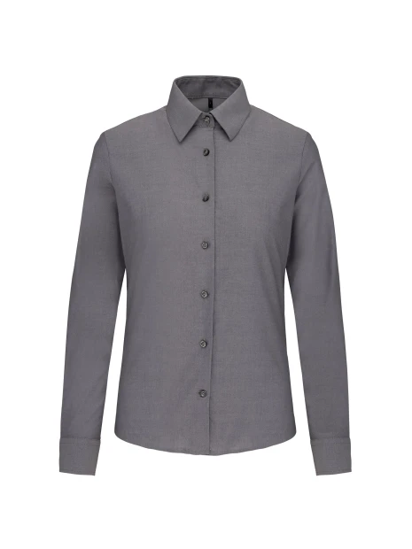KARIBAN Chemise Oxford manches longues femme /api/colors/071491ec-56e1-4254-acb0-9a5fc3500fce personnalisable
