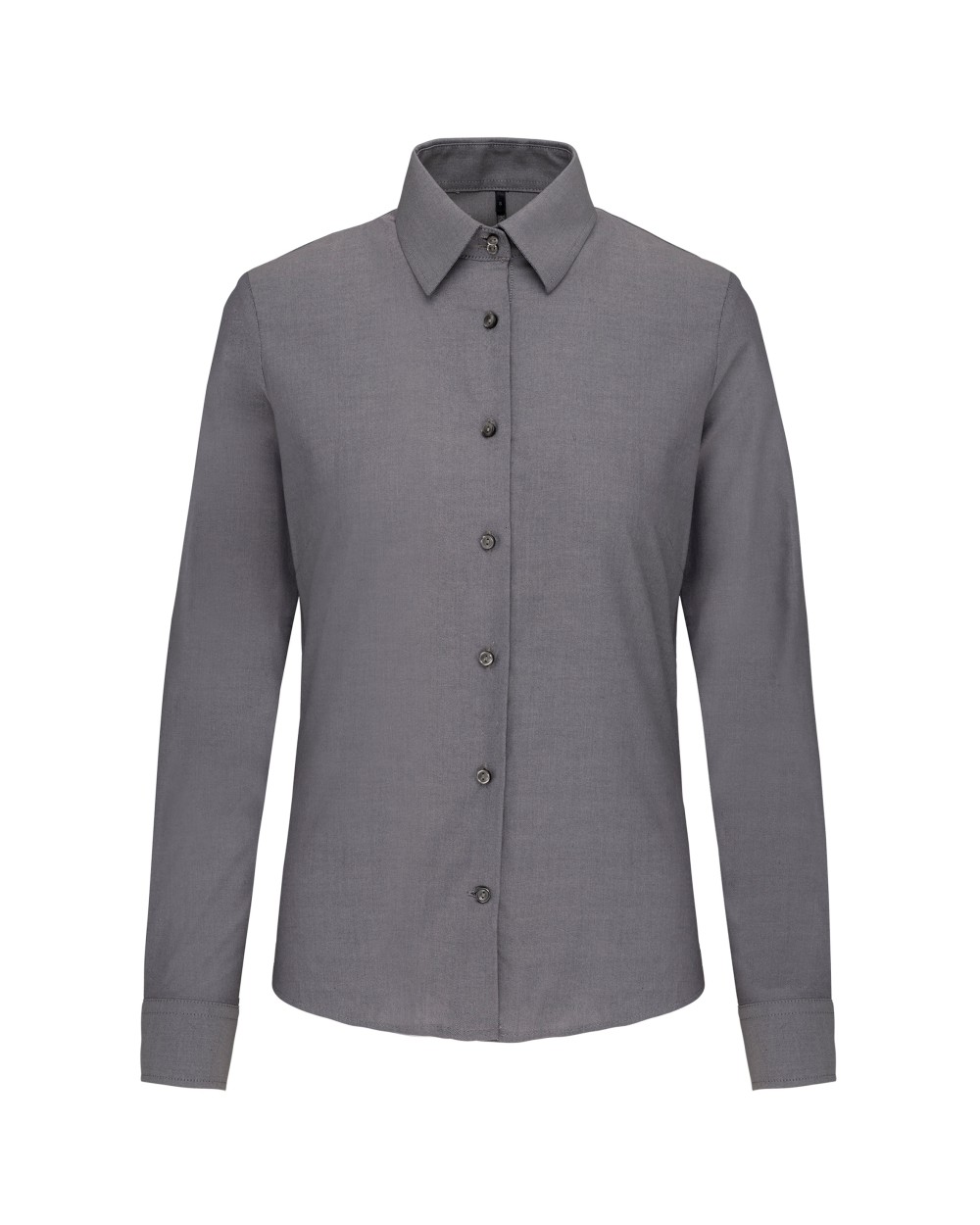 Hemden KARIBAN Dames Oxford blouse lange mouwen voor bedrukking &amp; borduring