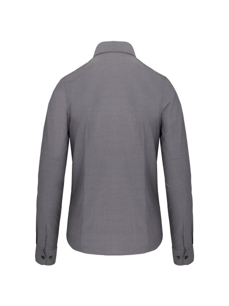 KARIBAN Chemise Oxford manches longues femme /api/colors/071491ec-56e1-4254-acb0-9a5fc3500fce personnalisable