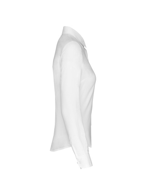 KARIBAN Chemise Oxford manches longues femme /api/colors/7a92cd2d-10d2-40b4-928b-296bb7487506 personnalisable