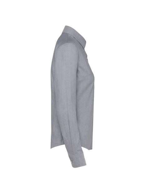 KARIBAN Chemise Oxford manches longues femme /api/colors/703a456d-6b9d-47ec-bde3-ed4c0de8ed82 personnalisable