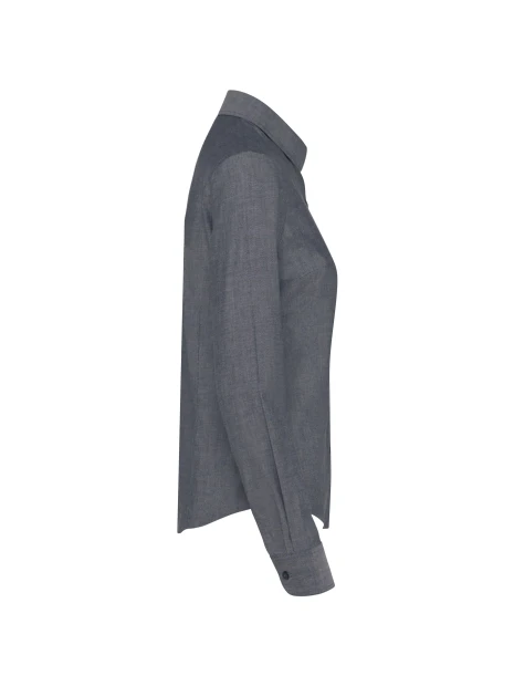 KARIBAN Chemise Oxford manches longues femme /api/colors/071491ec-56e1-4254-acb0-9a5fc3500fce personnalisable