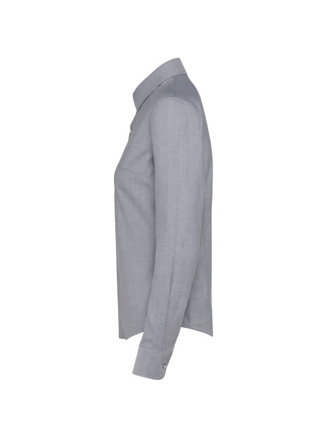 KARIBAN Chemise Oxford manches longues femme /api/colors/703a456d-6b9d-47ec-bde3-ed4c0de8ed82 personnalisable