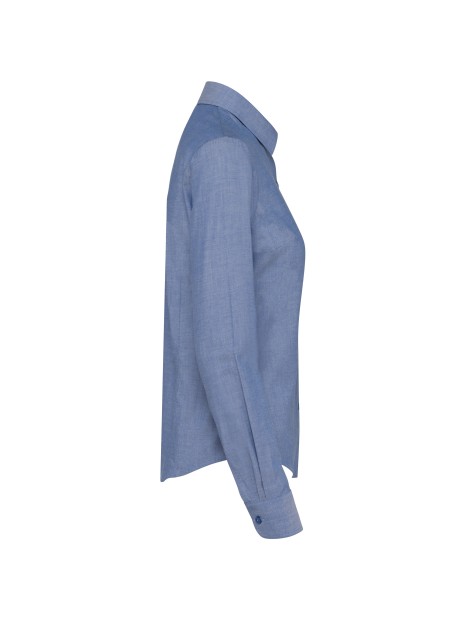 KARIBAN Chemise Oxford manches longues femme /api/colors/6dc833b8-9eb1-49eb-b62d-816b28428d46 personnalisable