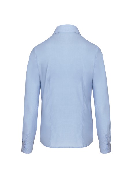 KARIBAN Chemise Oxford manches longues femme /api/colors/47da2a7d-af26-4e06-98f3-390f4bc89c64 personnalisable