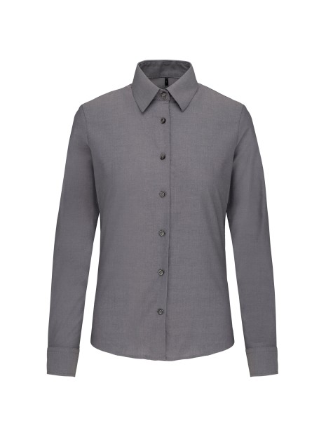 KARIBAN Chemise Oxford manches longues femme /api/colors/071491ec-56e1-4254-acb0-9a5fc3500fce personnalisable