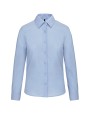KARIBAN Damen Oxfordbluse Langarm Hemden personalisierbar