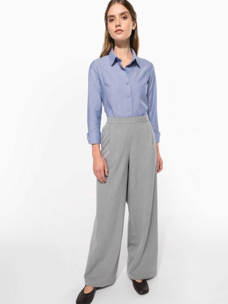 Chemises à personnaliser KARIBAN Chemise Oxford manches longues femme 