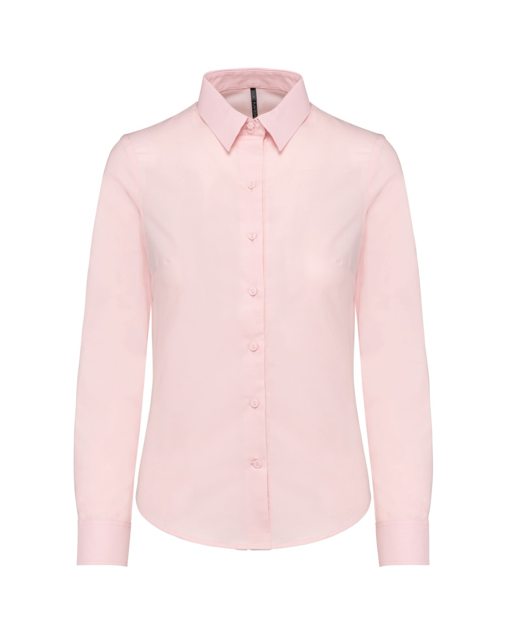 KARIBAN Damen Oxfordbluse Langarm Hemden personalisierbar
