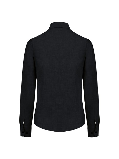 KARIBAN Chemise Oxford manches longues femme /api/colors/b9fdad4a-5e94-45cb-8c03-c08b349b28c3 personnalisable