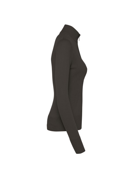 KARIBAN Cardigan zippé femme /api/colors/3664e9be-231a-44a8-bacd-707b001b474c personnalisable