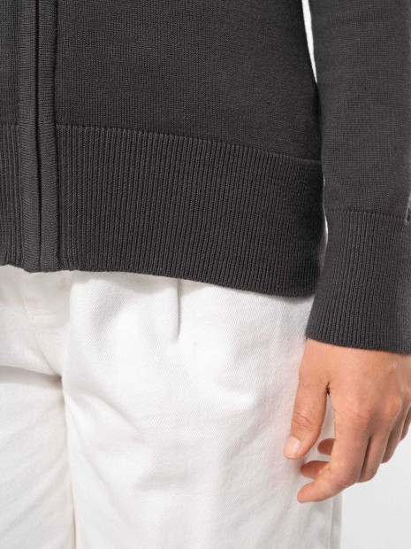 Pulls à personnaliser KARIBAN Cardigan zippé femme 