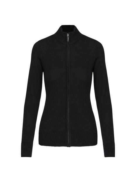 KARIBAN Cardigan zippé femme /api/colors/b9fdad4a-5e94-45cb-8c03-c08b349b28c3 personnalisable