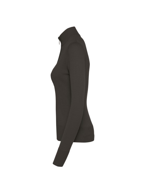 KARIBAN Cardigan zippé femme /api/colors/3664e9be-231a-44a8-bacd-707b001b474c personnalisable