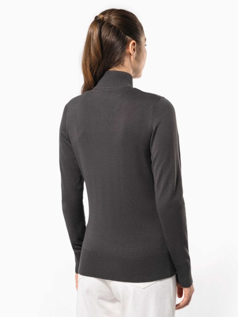 Pulls à personnaliser KARIBAN Cardigan zippé femme 