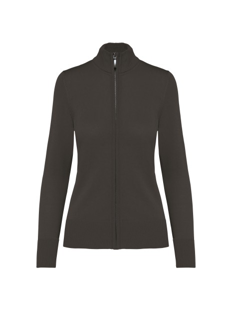 KARIBAN Cardigan zippé femme /api/colors/3664e9be-231a-44a8-bacd-707b001b474c personnalisable