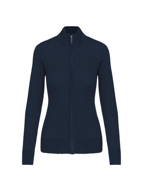 KARIBAN Cardigan zippé femme /api/colors/b68891a9-1d28-4f7a-8deb-775c45027afd personnalisable