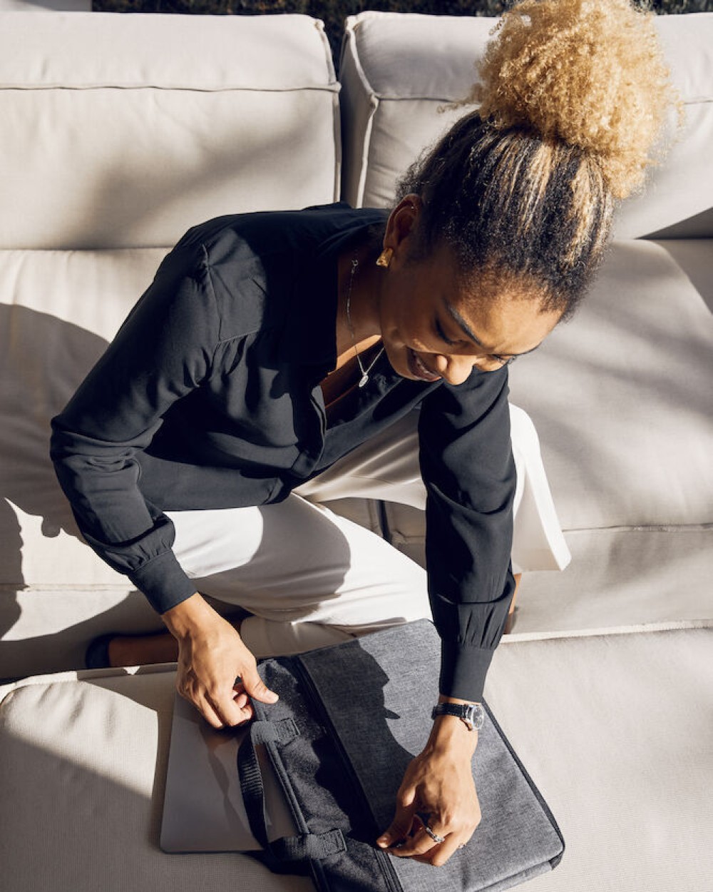 Tassen & Zakken CLIQUE Melange Computer Case voor bedrukking &amp; borduring