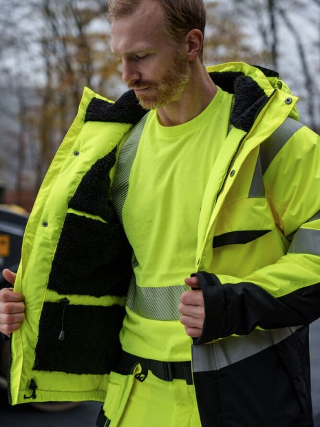 Vestes à personnaliser PROJOB 6425 VESTE FONCTIONNELLE, REMBOURRÉE EN ISO 20471 CLASSE 3 