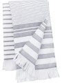 KARIBAN Fouta rayée avec franges /api/colors/26e3a96c-f27f-4a91-ba82-5f3d17157c52 personnalisable