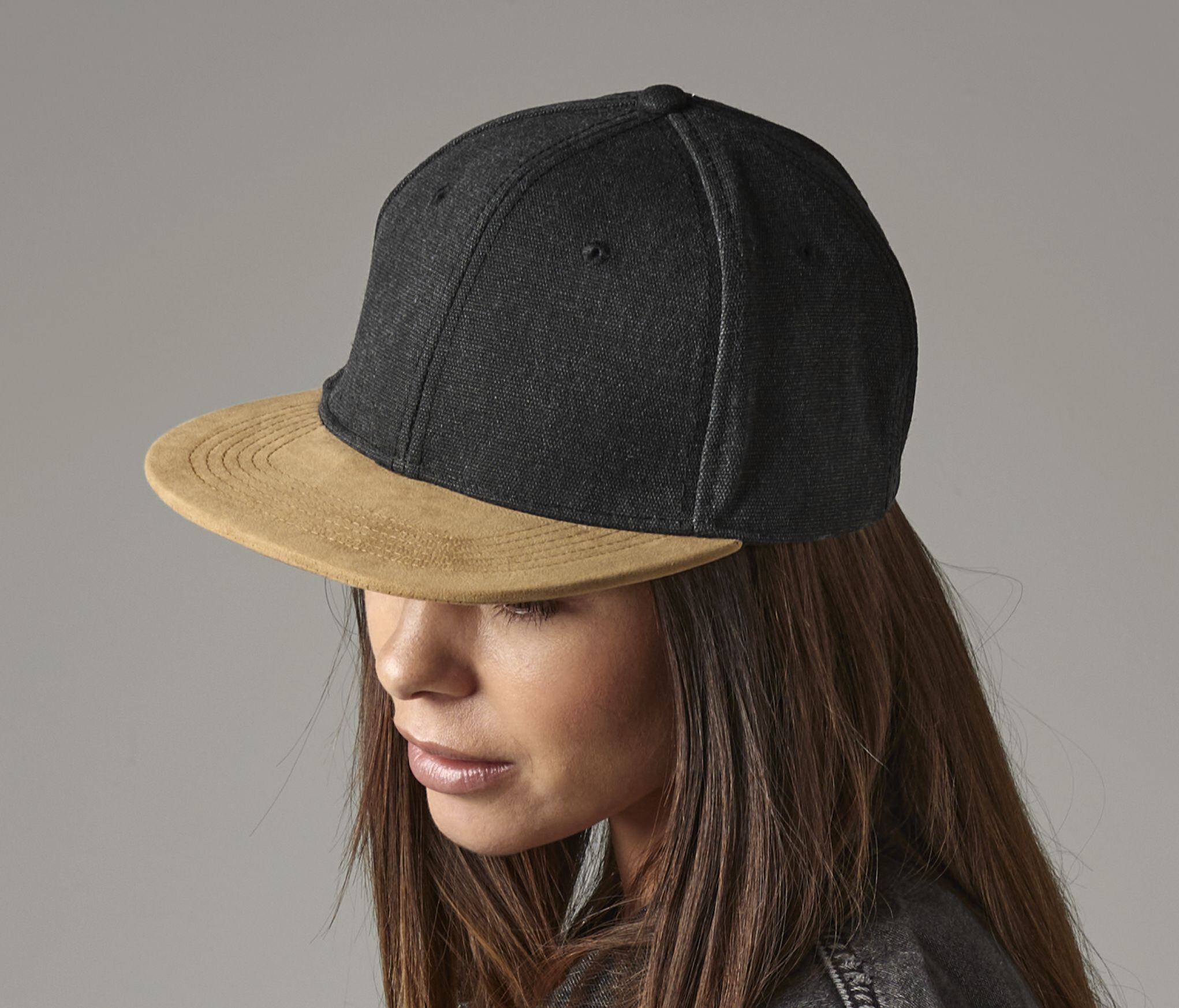 Casquettes personnalisable BEECHFIELD SUEDE PEAK SNAPBACK