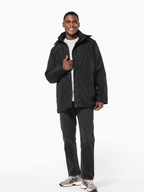 Vestes à personnaliser KARIBAN Parka avec capuche amovible homme 