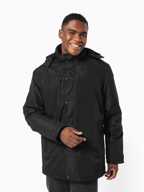 Vestes à personnaliser KARIBAN Parka avec capuche amovible homme 