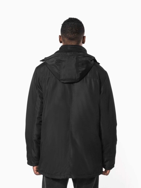 Vestes à personnaliser KARIBAN Parka avec capuche amovible homme 