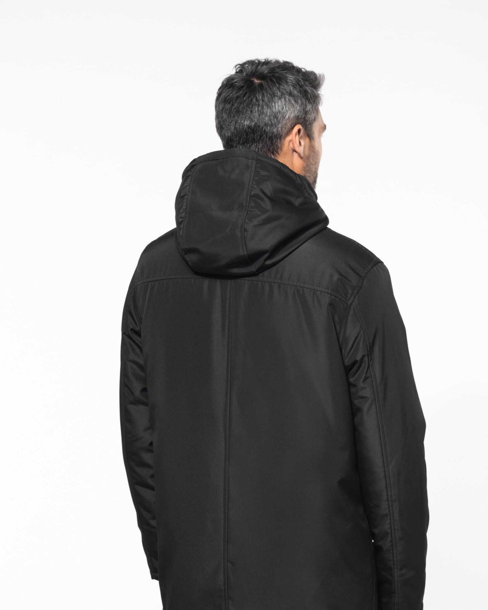 Jassen KARIBAN Parka met afneembare capuchon voor bedrukking &amp; borduring