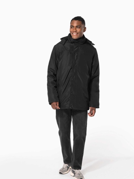 Vestes à personnaliser KARIBAN Parka avec capuche amovible homme 
