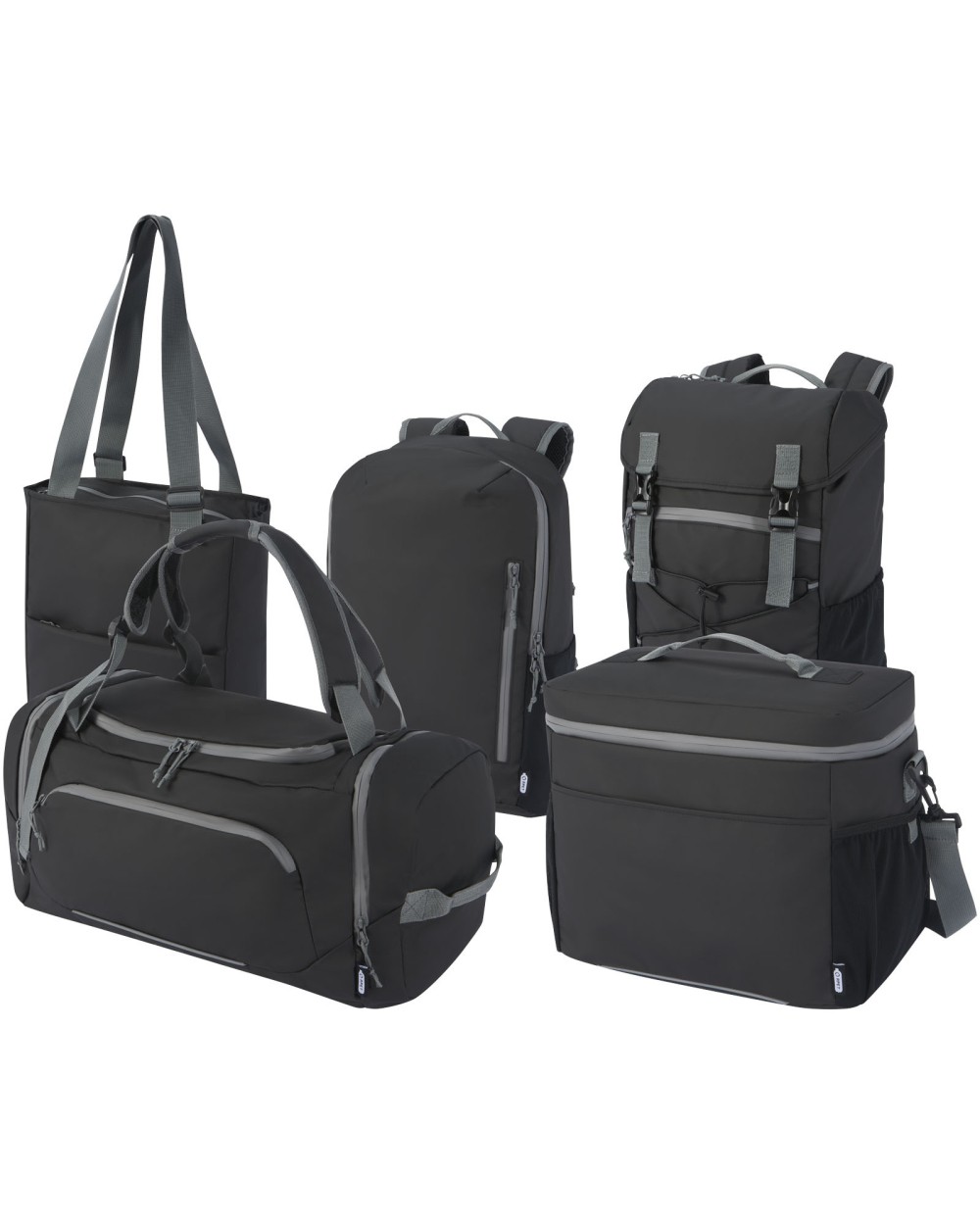 4DO Aqua wasserabweisender 15" Laptop-Rucksack aus GRS Recyclingmaterial 21 L Taschen personalisierbar