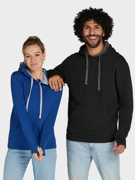 Sweat-shirts à personnaliser SG CLOTHING Contrast Hooded Sweatshirt Women 