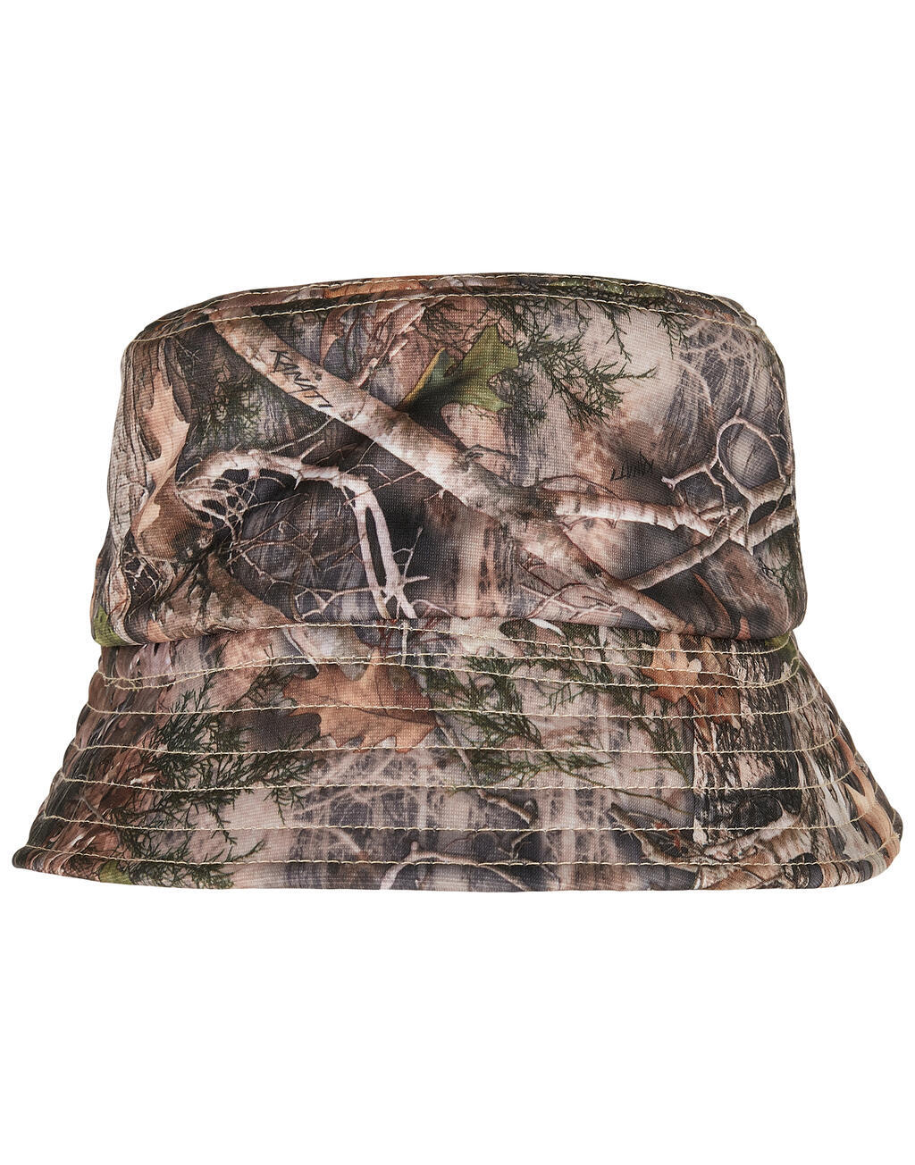 Petjes FLEXFIT Sherpa Real Tree Camo Reversible Bucket Hat voor bedrukking &amp; borduring
