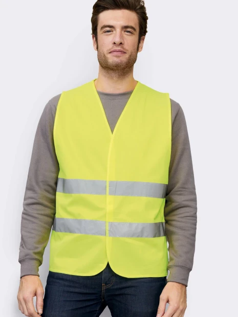 Gilets de sécurité à personnaliser SOL'S Secure Pro 