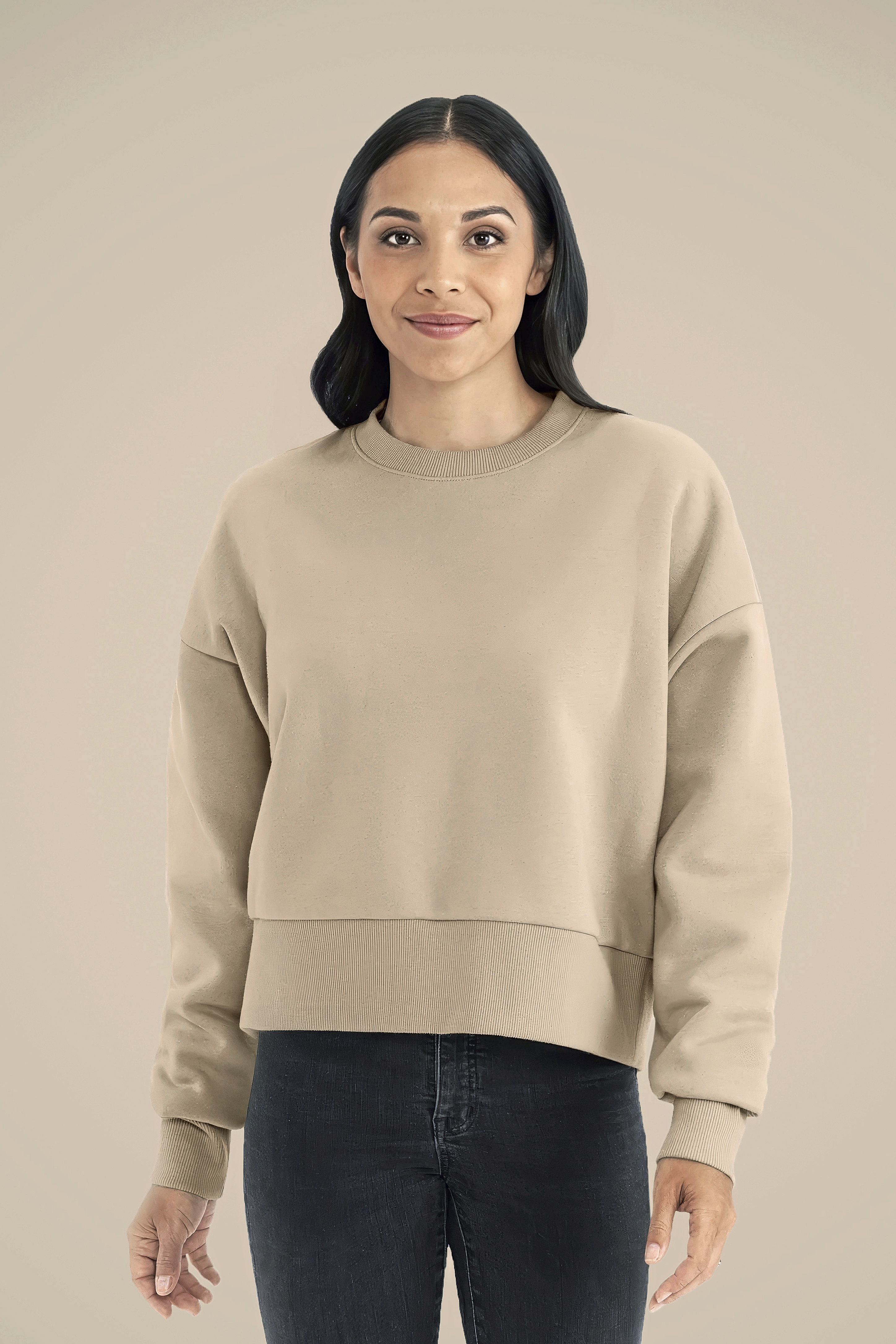 Sweaters & hoodies NEXT LEVEL APPAREL Women´s Heavyweight Sweatshirt voor bedrukking &amp; borduring